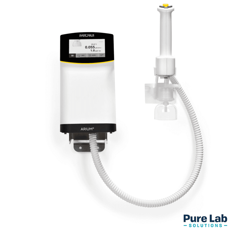 The Sartorius Smart Station, a wall-mounted water dispense system.